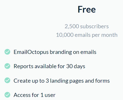 emailoctopus.com 쿠폰